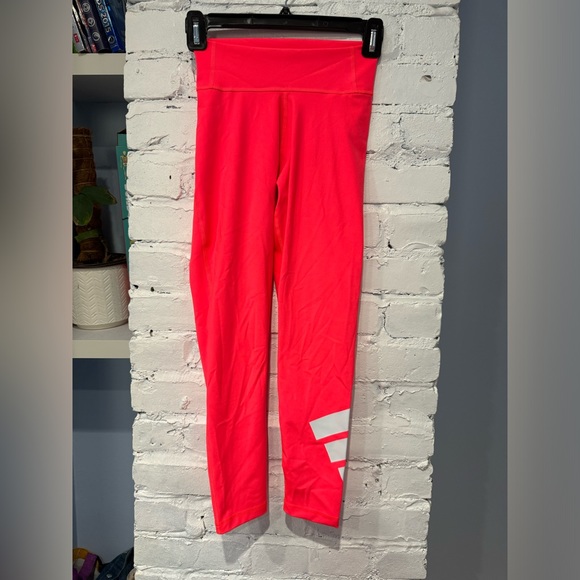 NWT Adidas Women's Pink‎ and Orange Leggings Size XS - Picture 3 of 6